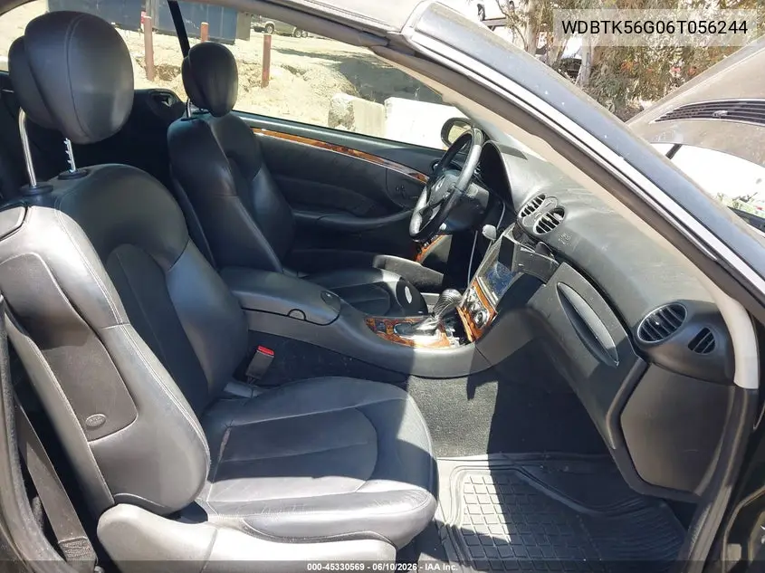 2006 Mercedes-Benz Clk 350 VIN: WDBTK56G06T056244 Lot: 45330569