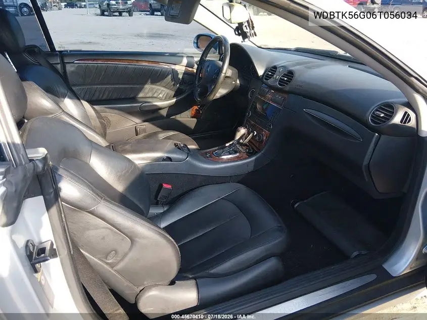 2006 Mercedes-Benz Clk 350 VIN: WDBTK56G06T056034 Lot: 45670410