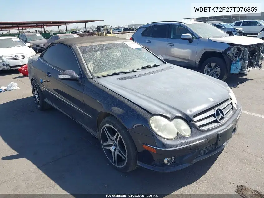 2007 Mercedes-Benz Clk 550 VIN: WDBTK72F27T076859 Lot: 44955985