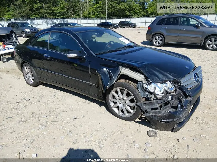 2007 Mercedes-Benz Clk 350 VIN: WDBTJ56H57F223869 Lot: 45284568