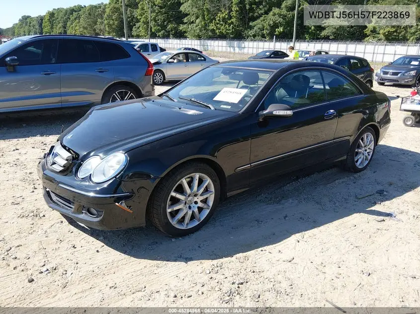 2007 Mercedes-Benz Clk 350 VIN: WDBTJ56H57F223869 Lot: 45284568