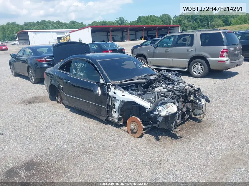 2007 Mercedes-Benz Clk 550 VIN: WDBTJ72H47F214291 Lot: 45549816