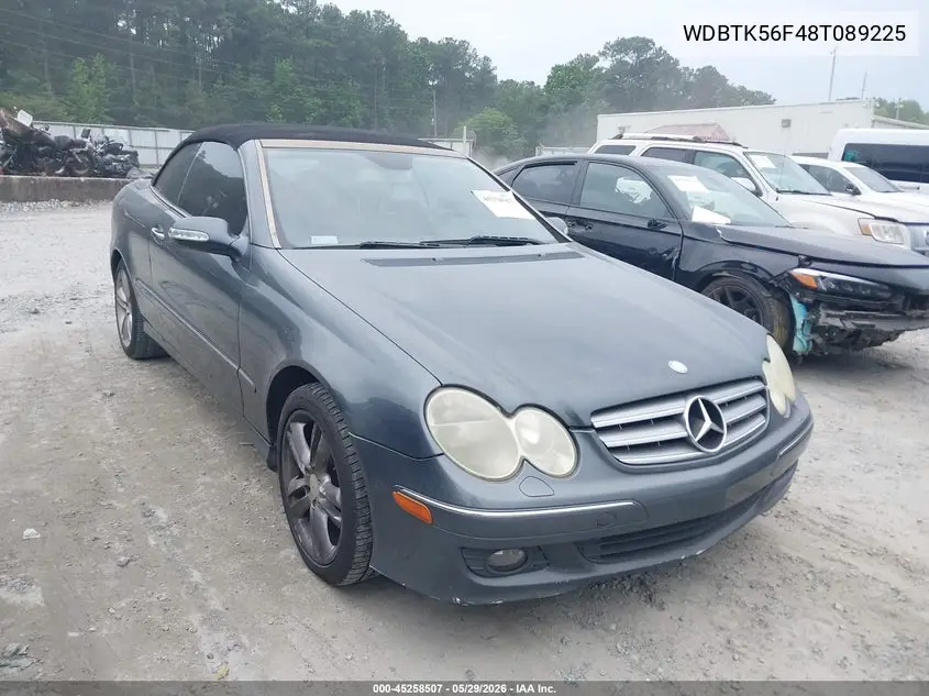 2008 Mercedes-Benz Clk 350 VIN: WDBTK56F48T089225 Lot: 45258507