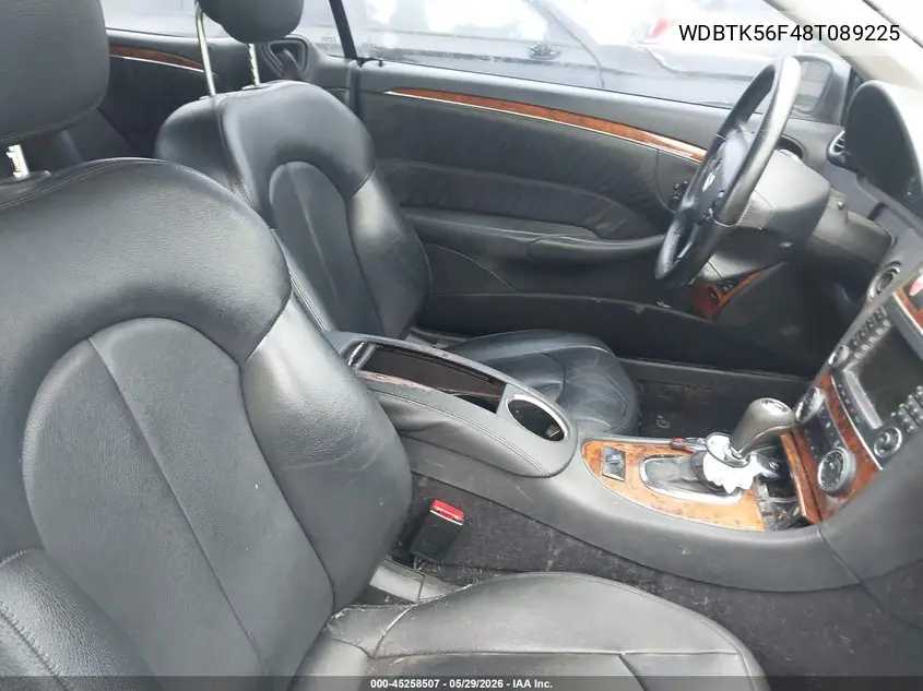 2008 Mercedes-Benz Clk 350 VIN: WDBTK56F48T089225 Lot: 45258507