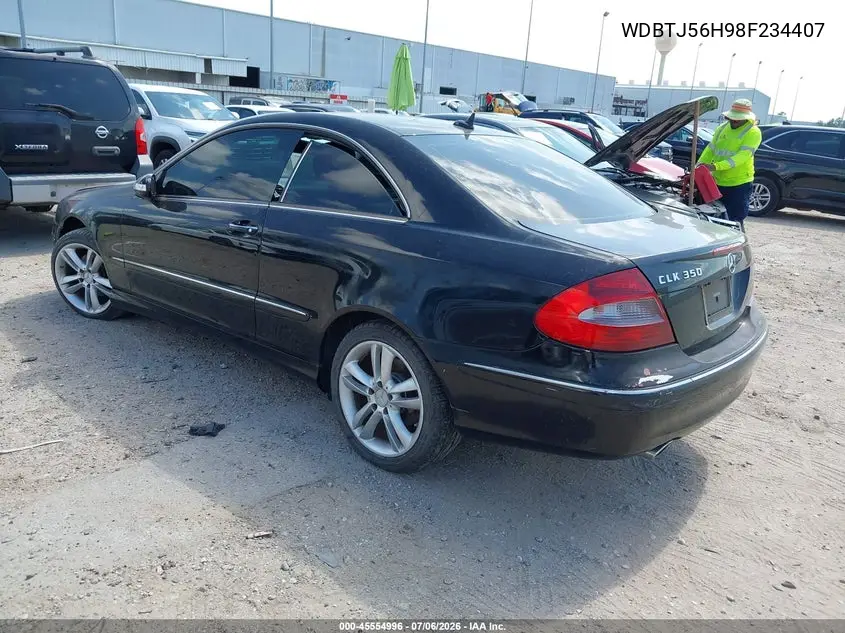 2008 Mercedes-Benz Clk 350 VIN: WDBTJ56H98F234407 Lot: 45554996