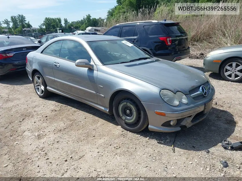 2009 Mercedes-Benz Clk 350 VIN: WDBTJ56H39F265556 Lot: 45262541