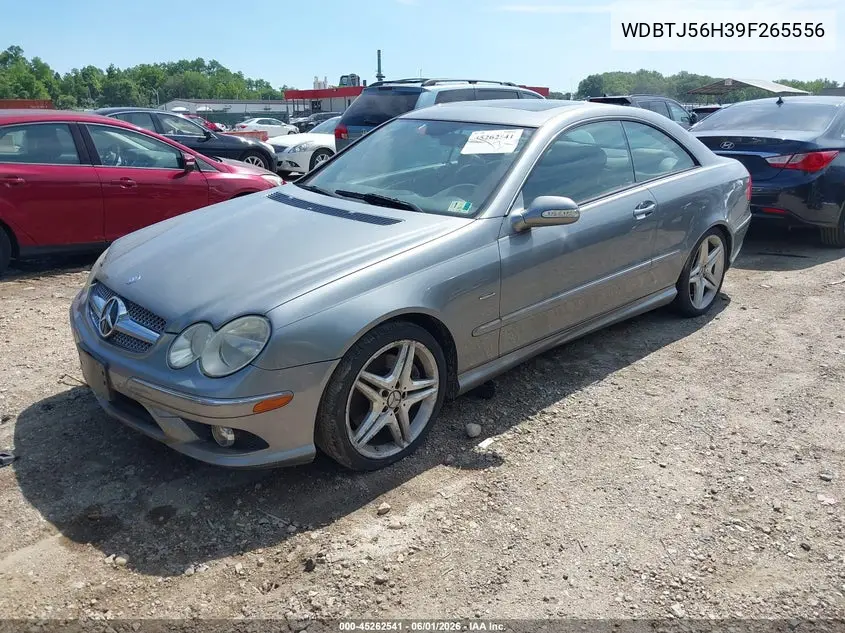 2009 Mercedes-Benz Clk 350 VIN: WDBTJ56H39F265556 Lot: 45262541