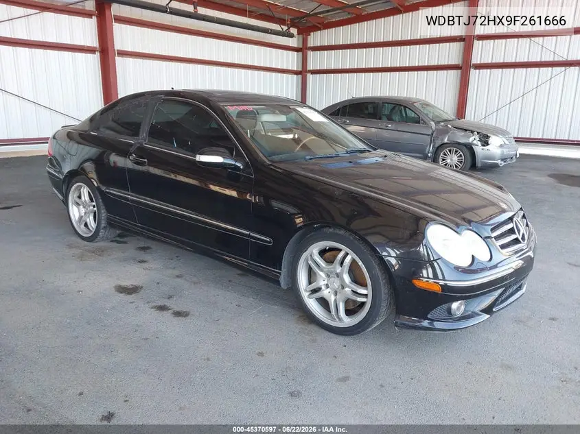 2009 Mercedes-Benz Clk 550 VIN: WDBTJ72HX9F261666 Lot: 45370597