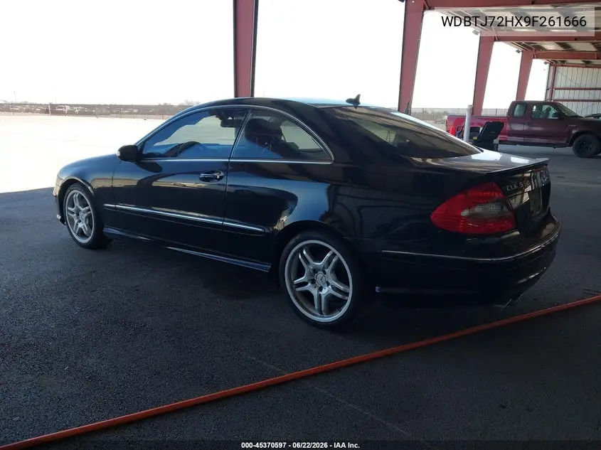 2009 Mercedes-Benz Clk 550 VIN: WDBTJ72HX9F261666 Lot: 45370597