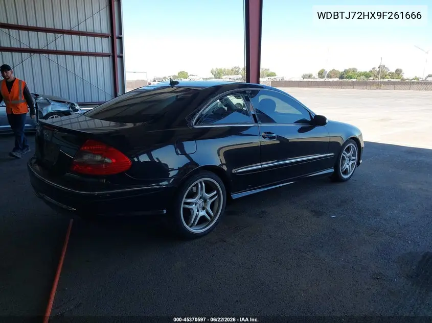 2009 Mercedes-Benz Clk 550 VIN: WDBTJ72HX9F261666 Lot: 45370597