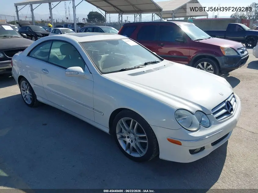 2009 Mercedes-Benz Clk 350 VIN: WDBTJ56H39F269283 Lot: 45448400