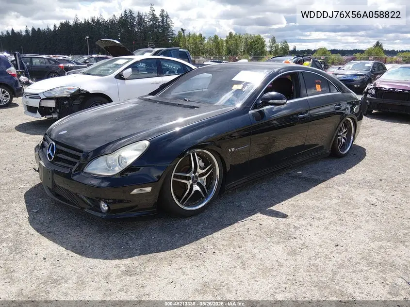 2006 Mercedes-Benz Cls 55 Amg VIN: WDDDJ76X56A058822 Lot: 45213338