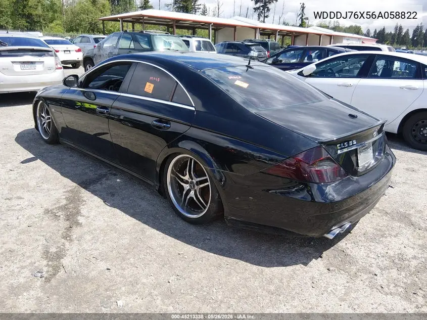 2006 Mercedes-Benz Cls 55 Amg VIN: WDDDJ76X56A058822 Lot: 45213338