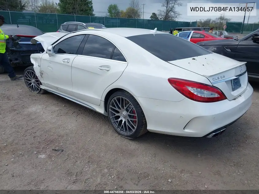 2015 Mercedes-Benz Cls 63 Amg S 4Matic VIN: WDDLJ7GB4FA134657 Lot: 44758358