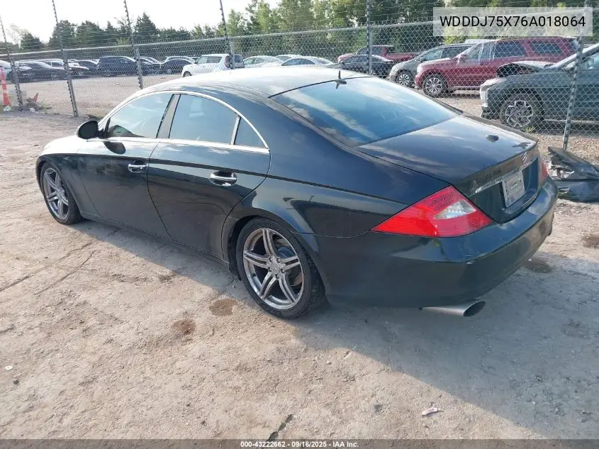2006 Mercedes-Benz Cls 500 VIN: WDDDJ75X76A018064 Lot: 43222662