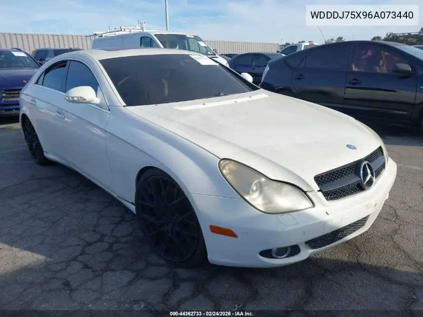 2006 Mercedes-Benz Cls 500 VIN: WDDDJ75X96A073440 Lot: 44362733