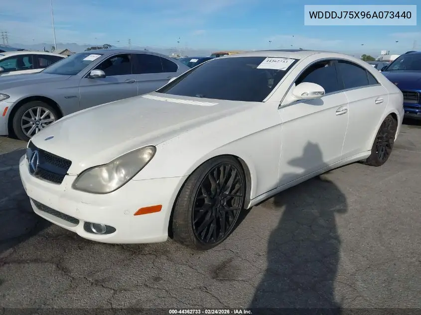 2006 Mercedes-Benz Cls 500 VIN: WDDDJ75X96A073440 Lot: 44362733