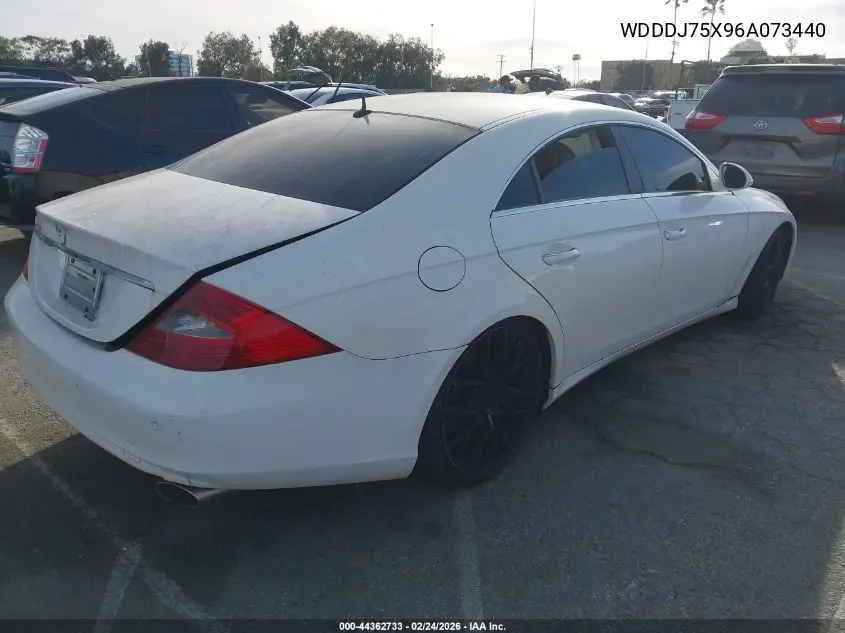 2006 Mercedes-Benz Cls 500 VIN: WDDDJ75X96A073440 Lot: 44362733