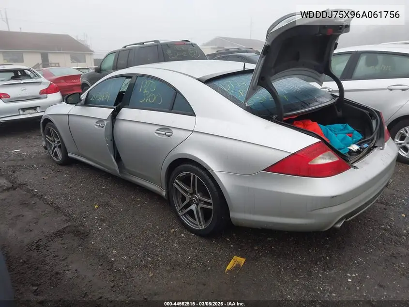 2006 Mercedes-Benz Cls 500 VIN: WDDDJ75X96A061756 Lot: 44562515