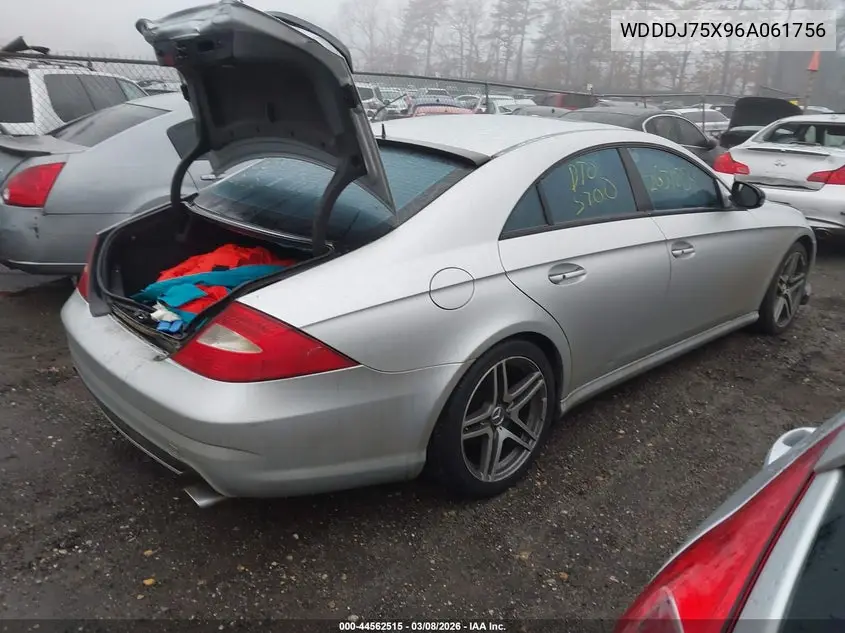2006 Mercedes-Benz Cls 500 VIN: WDDDJ75X96A061756 Lot: 44562515