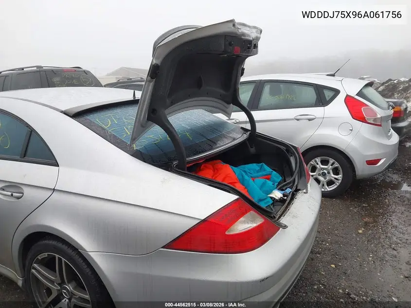2006 Mercedes-Benz Cls 500 VIN: WDDDJ75X96A061756 Lot: 44562515