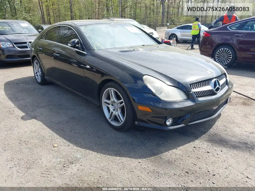 2006 Mercedes-Benz Cls 500 VIN: WDDDJ75X26A058083 Lot: 44866212