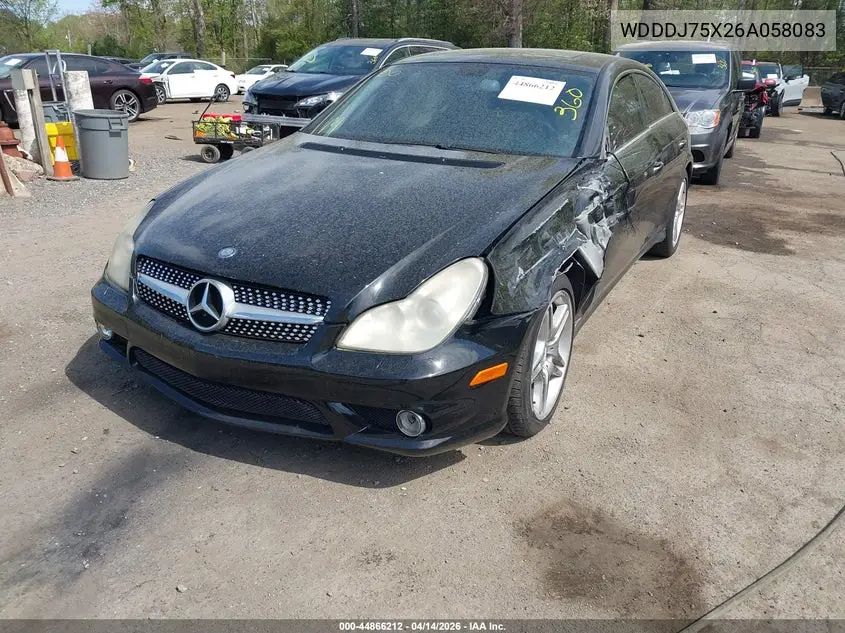 2006 Mercedes-Benz Cls 500 VIN: WDDDJ75X26A058083 Lot: 44866212