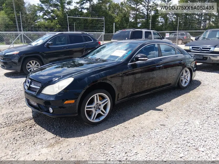 2006 Mercedes-Benz Cls 500 VIN: WDDDJ75XX6A052435 Lot: 45206062