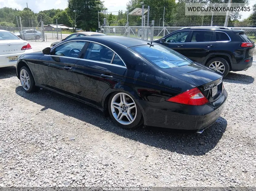 2006 Mercedes-Benz Cls 500 VIN: WDDDJ75XX6A052435 Lot: 45206062