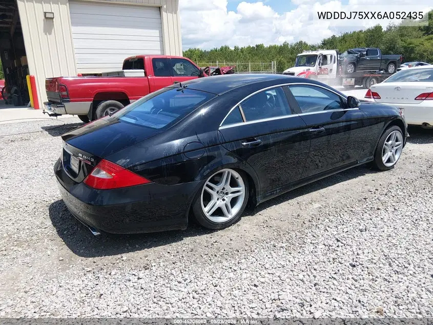 2006 Mercedes-Benz Cls 500 VIN: WDDDJ75XX6A052435 Lot: 45206062