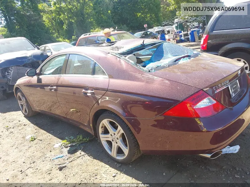 2006 Mercedes-Benz Cls 500 VIN: WDDDJ75X96A069694 Lot: 45331911