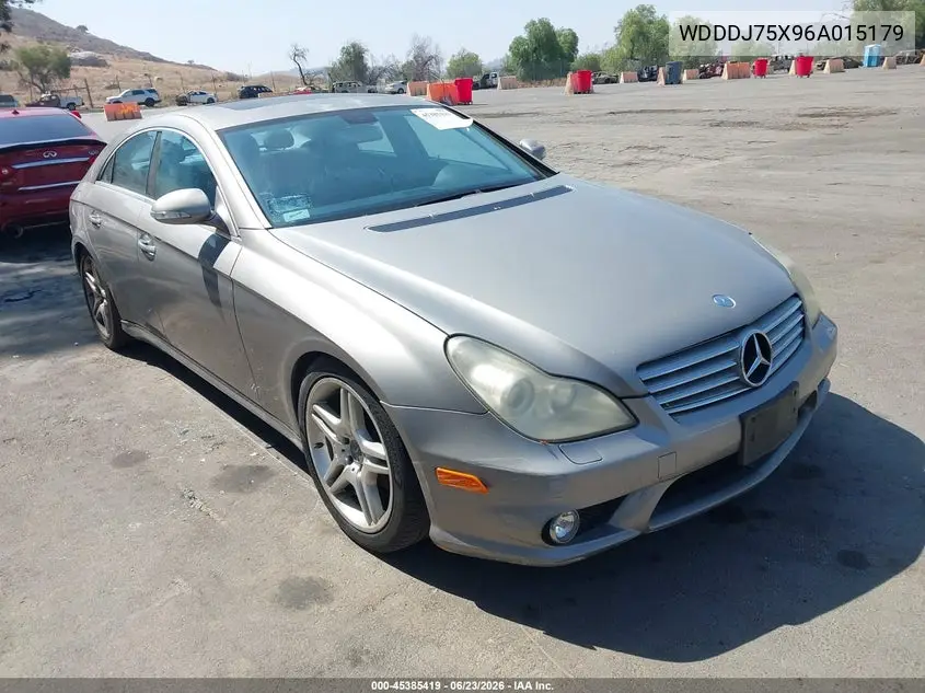 2006 Mercedes-Benz Cls 500 VIN: WDDDJ75X96A015179 Lot: 45385419