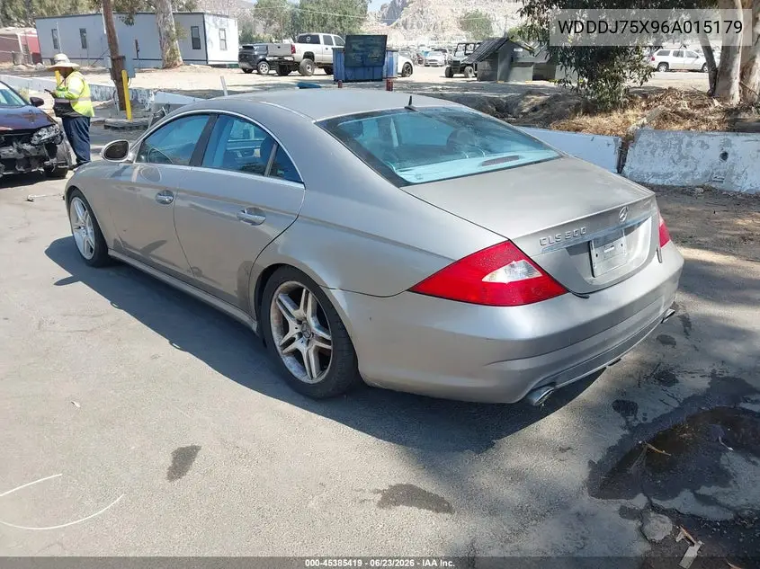 2006 Mercedes-Benz Cls 500 VIN: WDDDJ75X96A015179 Lot: 45385419