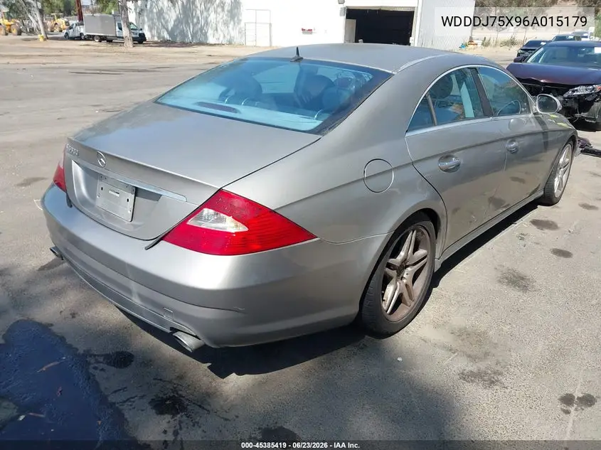 2006 Mercedes-Benz Cls 500 VIN: WDDDJ75X96A015179 Lot: 45385419