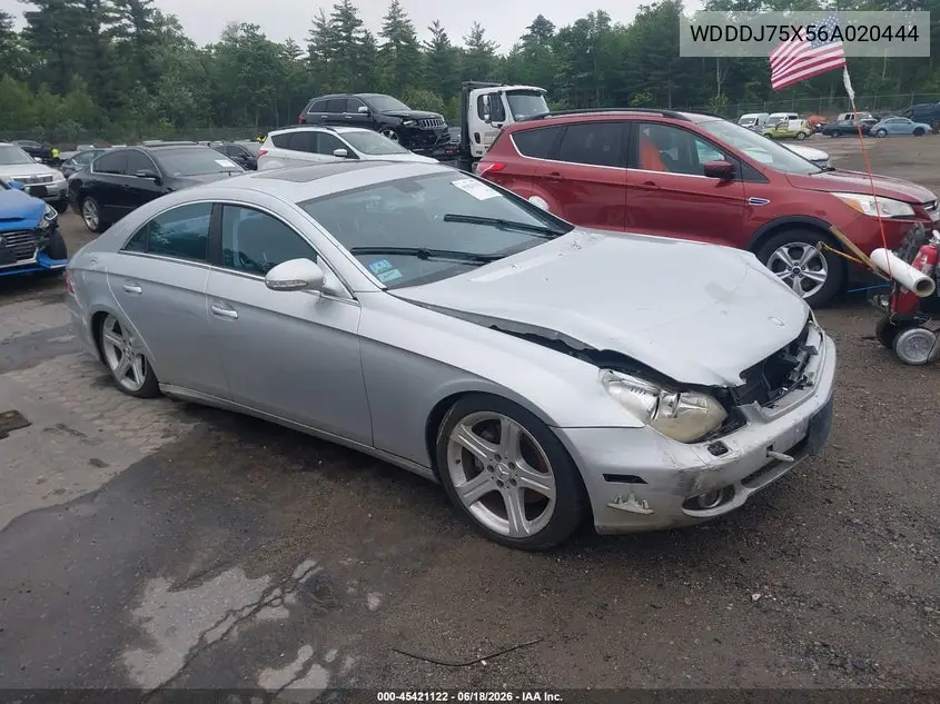 2006 Mercedes-Benz Cls 500 VIN: WDDDJ75X56A020444 Lot: 45421122