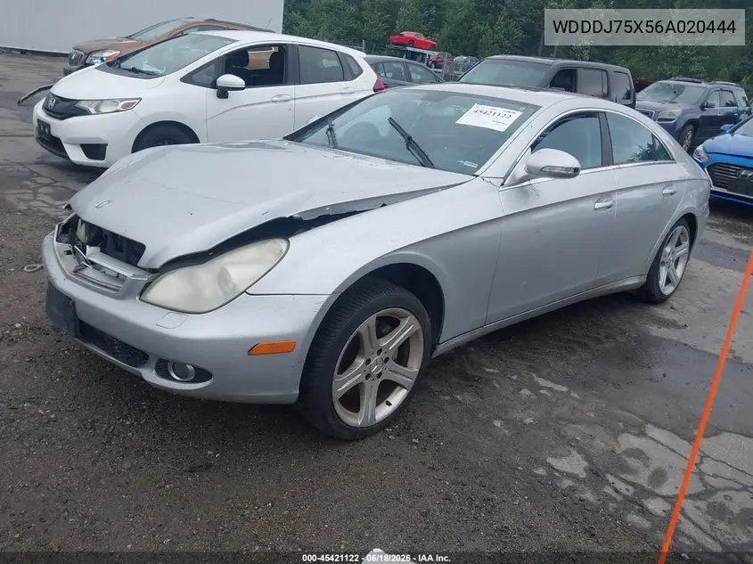 2006 Mercedes-Benz Cls 500 VIN: WDDDJ75X56A020444 Lot: 45421122