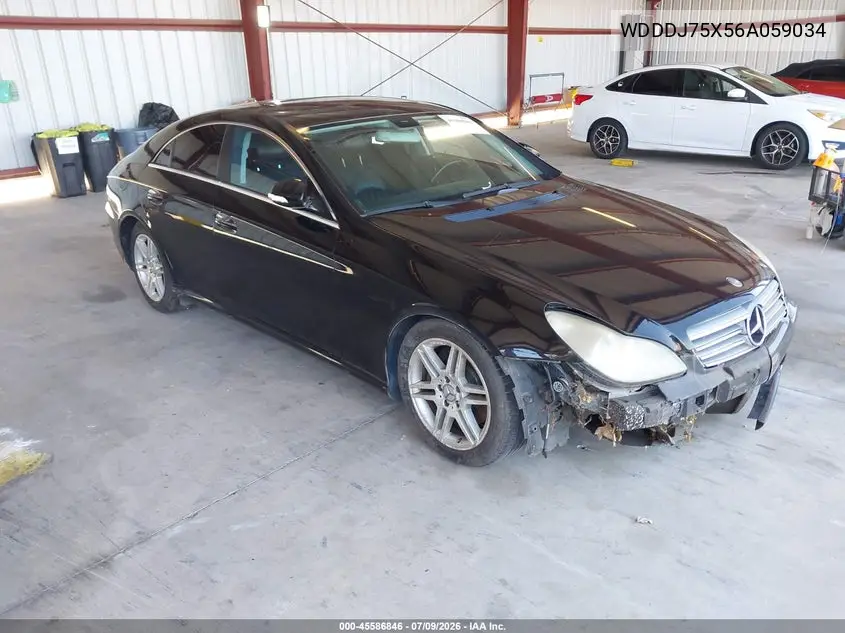 2006 Mercedes-Benz Cls 500 VIN: WDDDJ75X56A059034 Lot: 45586846
