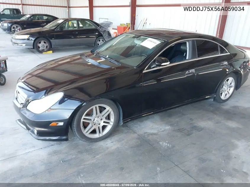 2006 Mercedes-Benz Cls 500 VIN: WDDDJ75X56A059034 Lot: 45586846