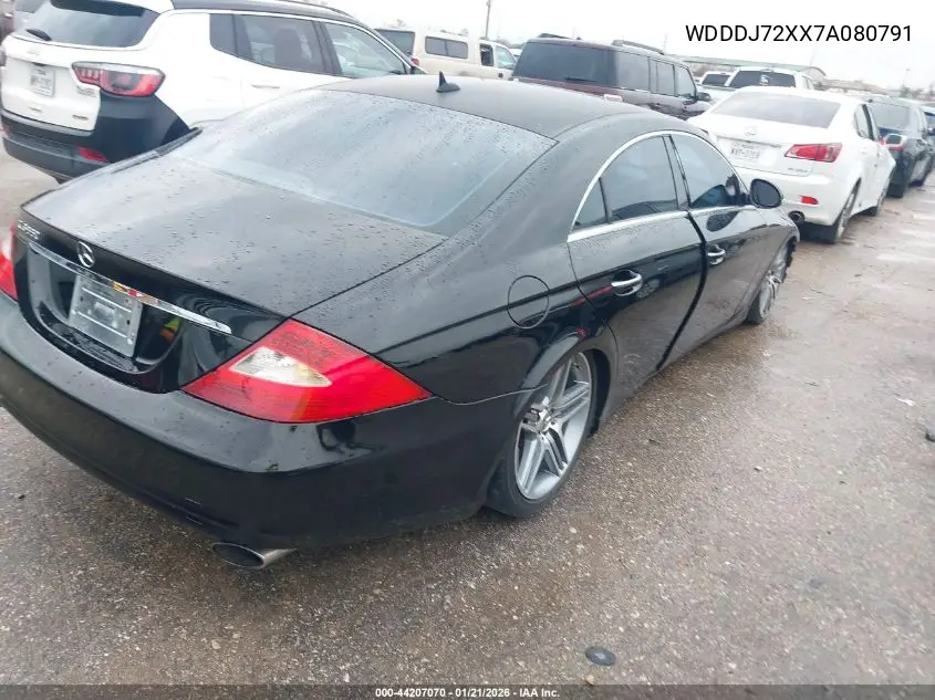 2007 Mercedes-Benz Cls 550 VIN: WDDDJ72XX7A080791 Lot: 44207070