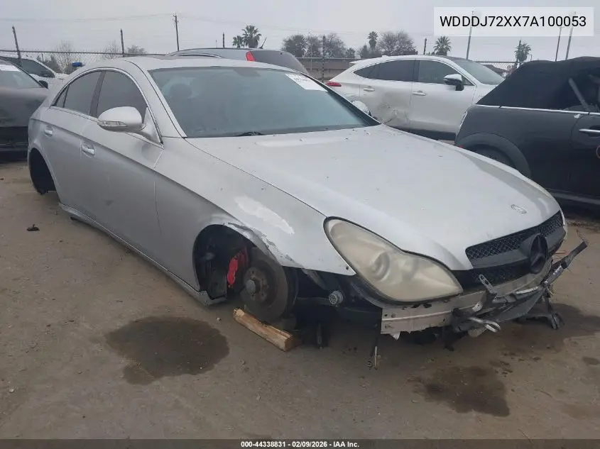 2007 Mercedes-Benz Cls 550 VIN: WDDDJ72XX7A100053 Lot: 44338831
