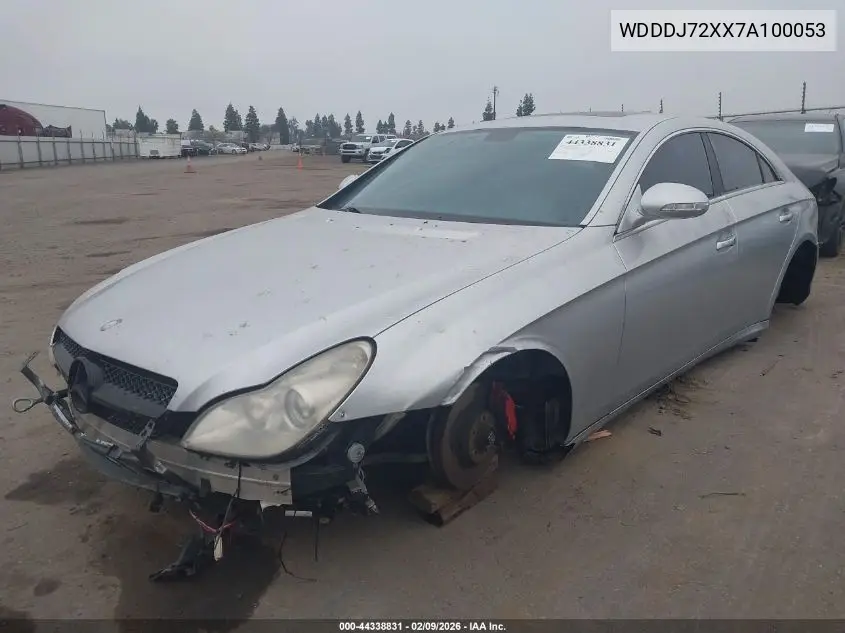 2007 Mercedes-Benz Cls 550 VIN: WDDDJ72XX7A100053 Lot: 44338831