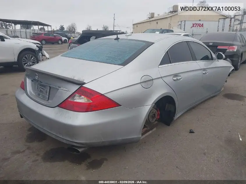 2007 Mercedes-Benz Cls 550 VIN: WDDDJ72XX7A100053 Lot: 44338831