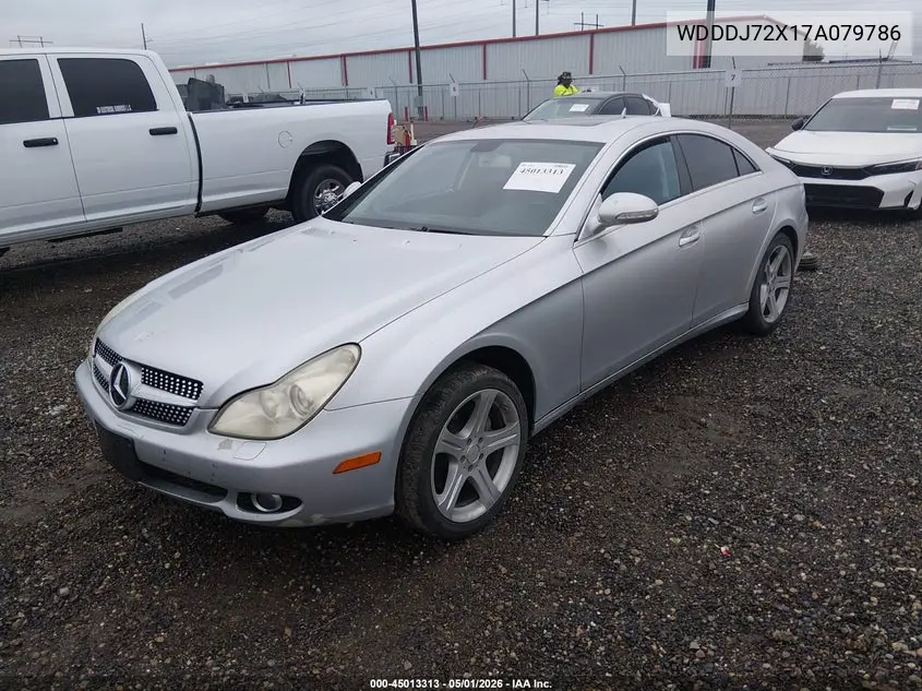 2007 Mercedes-Benz Cls 550 VIN: WDDDJ72X17A079786 Lot: 45013313