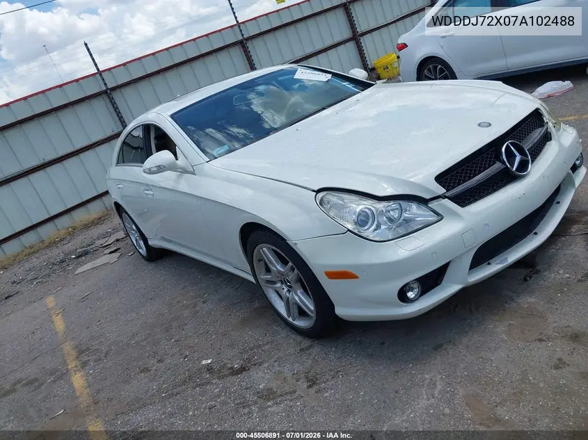2007 Mercedes-Benz Cls 550 VIN: WDDDJ72X07A102488 Lot: 45506891