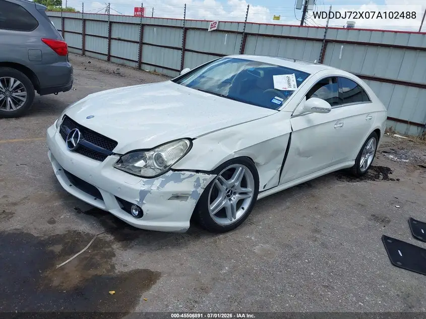 2007 Mercedes-Benz Cls 550 VIN: WDDDJ72X07A102488 Lot: 45506891