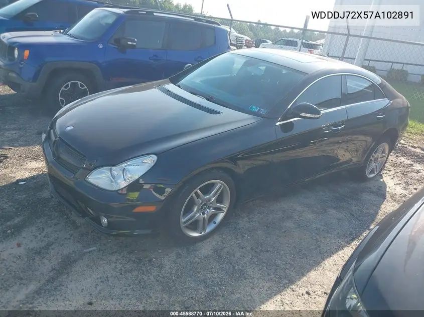 2007 Mercedes-Benz Cls 550 VIN: WDDDJ72X57A102891 Lot: 45588770