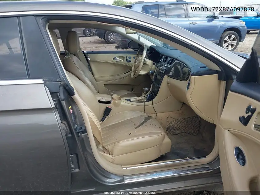 2007 Mercedes-Benz Cls 550 VIN: WDDDJ72X87A097878 Lot: 45625511