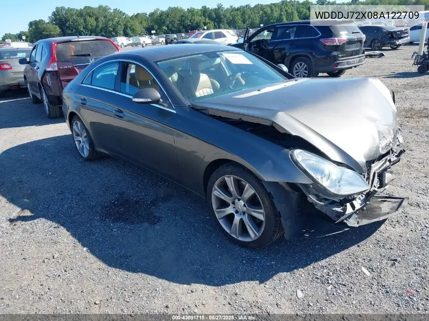 2008 Mercedes-Benz Cls 550 VIN: WDDDJ72X08A122709 Lot: 43091715