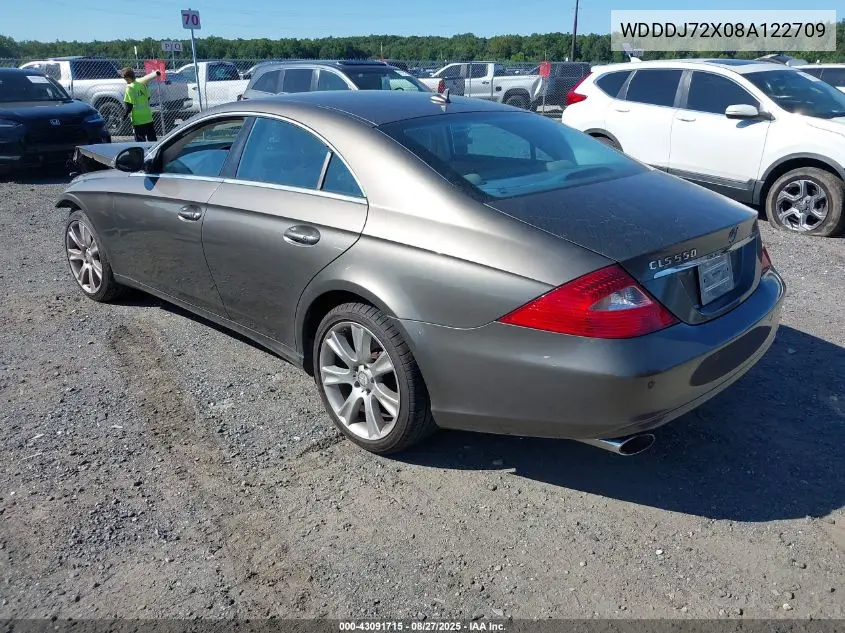 2008 Mercedes-Benz Cls 550 VIN: WDDDJ72X08A122709 Lot: 43091715