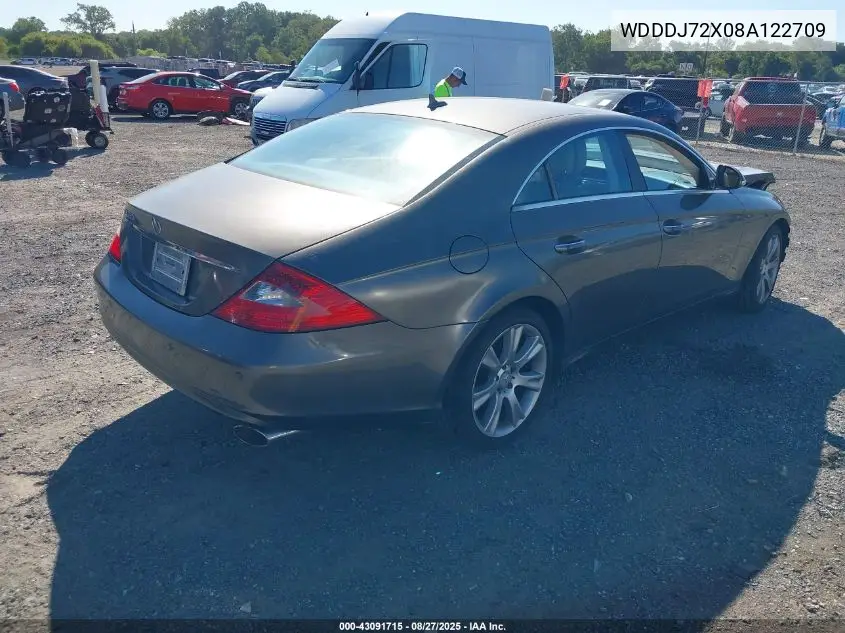 2008 Mercedes-Benz Cls 550 VIN: WDDDJ72X08A122709 Lot: 43091715